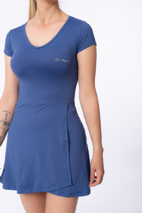 VESTIDO CASHEQUERE NEW/MARINHO