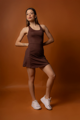 VESTIDO HARLEY MARROM CACAU