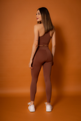 LEGGING ULTRA COMPRESS MARROM CAFE