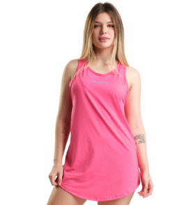 VESTIDO BEACH SOLAR ROSA PINK