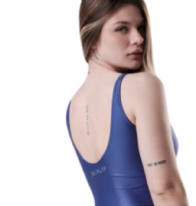 MACAC�O ATLETIKA CURTO AZUL