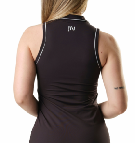 VESTIDO POLO SLEVELESS PRETO