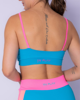 TOP ARCO IRIS IN210 ROSA /AZUL