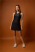 VESTIDO CANELADO EDEN PRETO