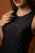 VESTIDO CANELADO EDEN PRETO