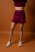 SAIA RECORTES FRONTAL BURGANDY